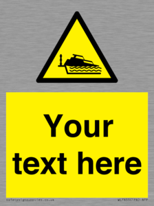 Custom warning grounding cruiser on lock cill